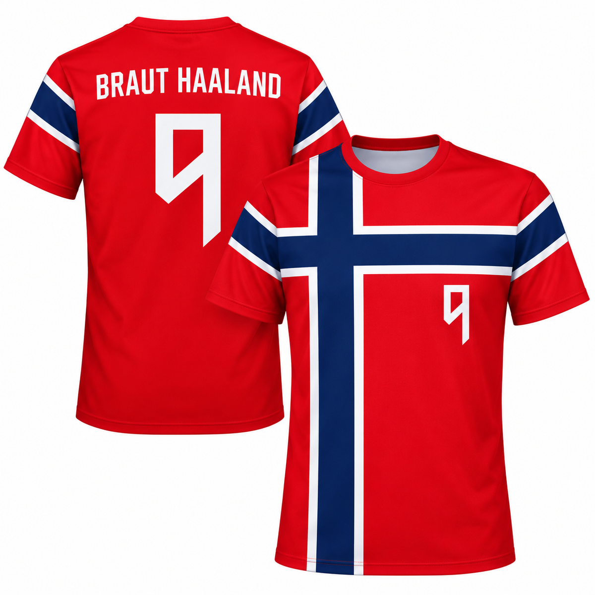 Erling haaland fotball t-shirt
