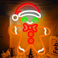Neon christmas tree light